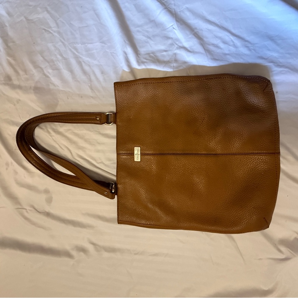 Cole Haan Tan Leather Tote Bag